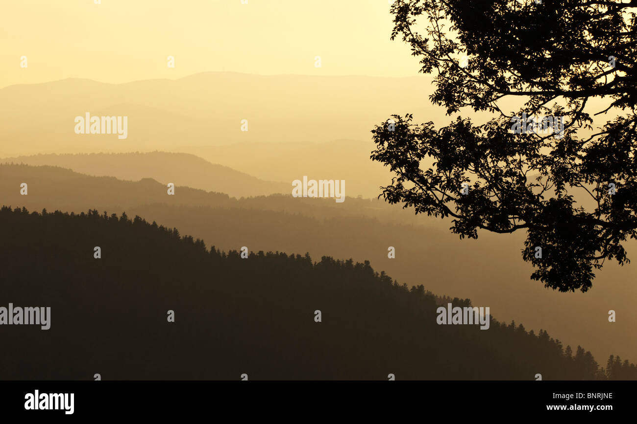 Fog rolling over hills hi-res stock photography and images - Alamy