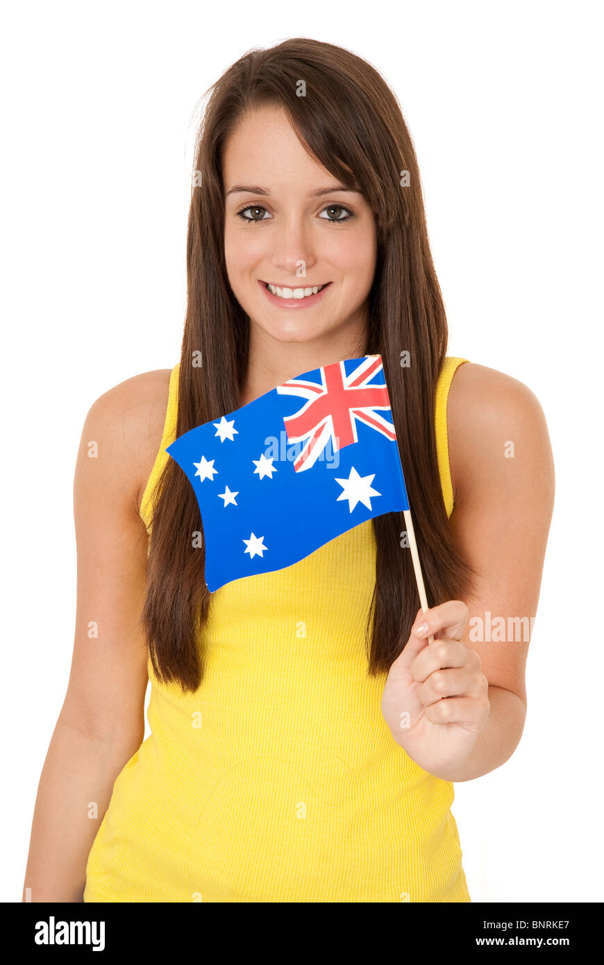 Australian Flag Stock Photo