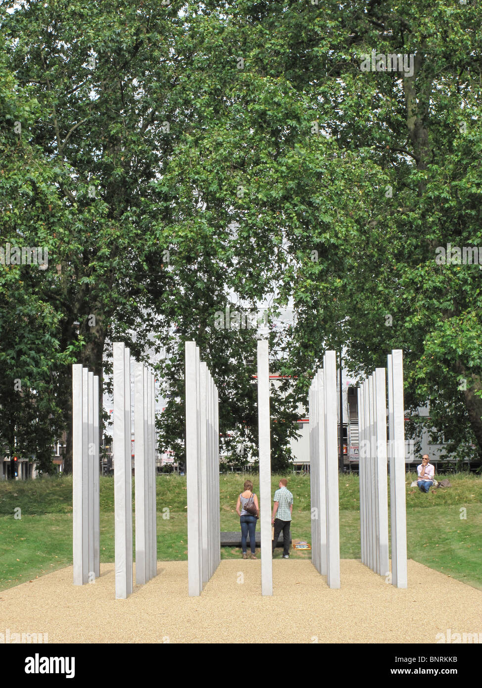 7/7 7th July 2005 Memorial Hyde Park Stock Photo