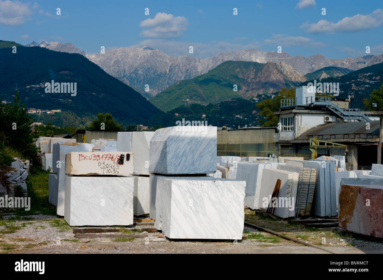 Europe, Italy, Tuscany, carrara marble Stock Photo - Alamy