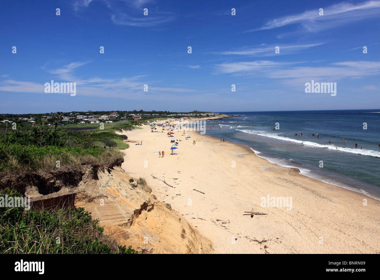 Ditch Plains beach Montauk Long Island NY Stock Photo Alamy