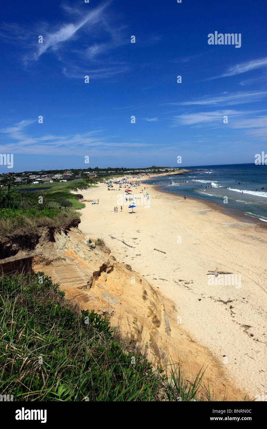 Ditch Plains beach Montauk Long Island NY Stock Photo Alamy