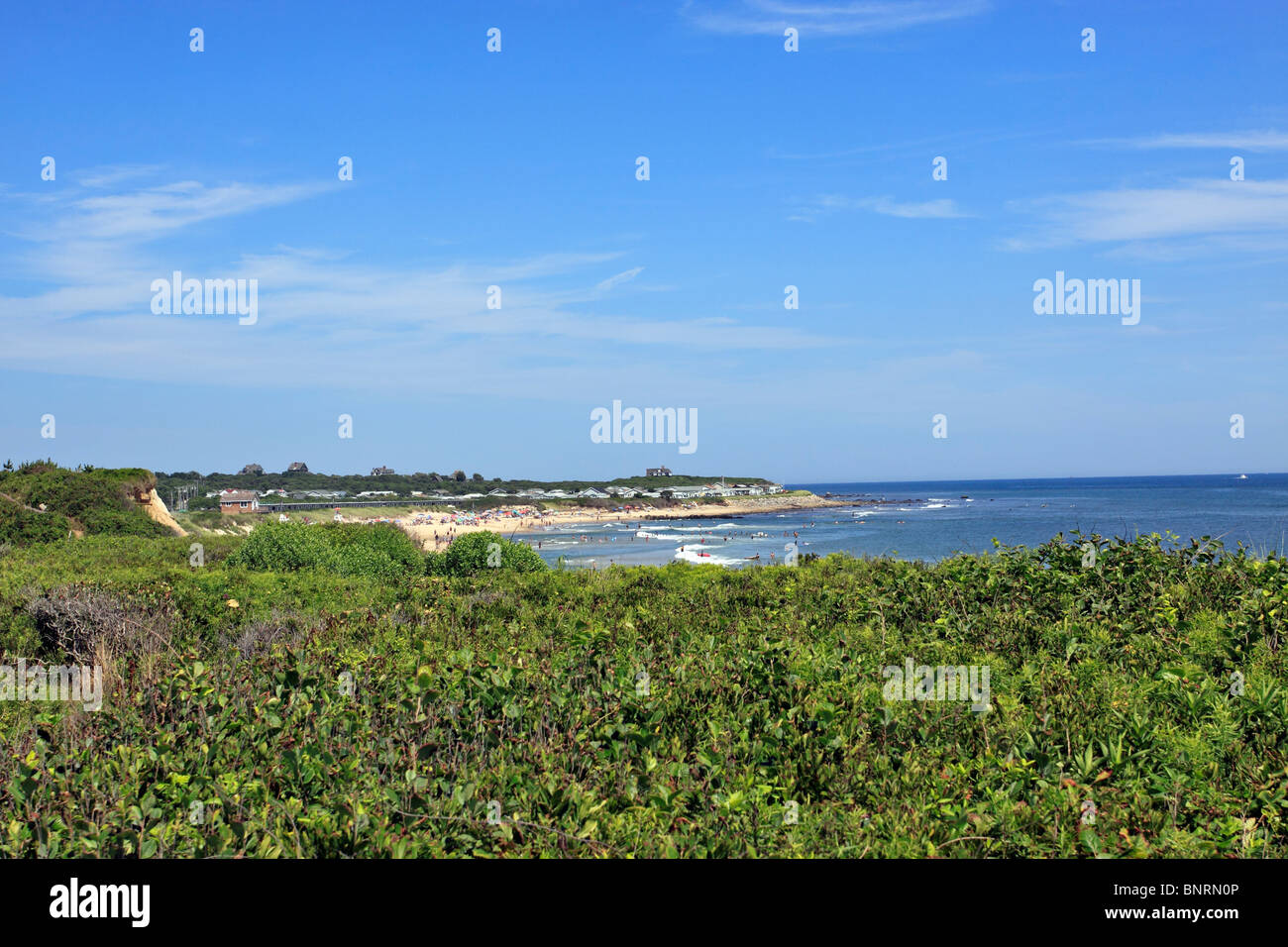 Ditch Plains beach Montauk Long Island NY Stock Photo Alamy