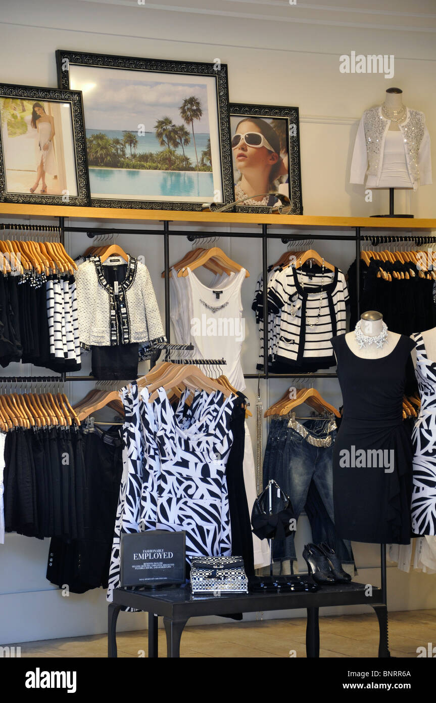Fashionable clothes store, Santa Barbara, California USA Stock Photo - Alamy