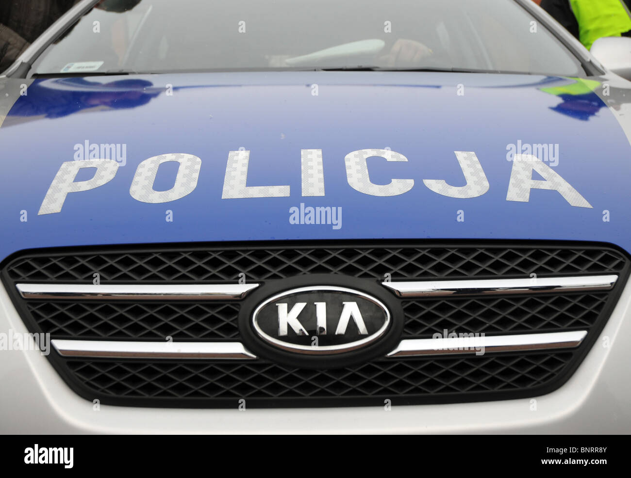Kia Cee'd police car in Warsaw, Poland Stock Photo Alamy