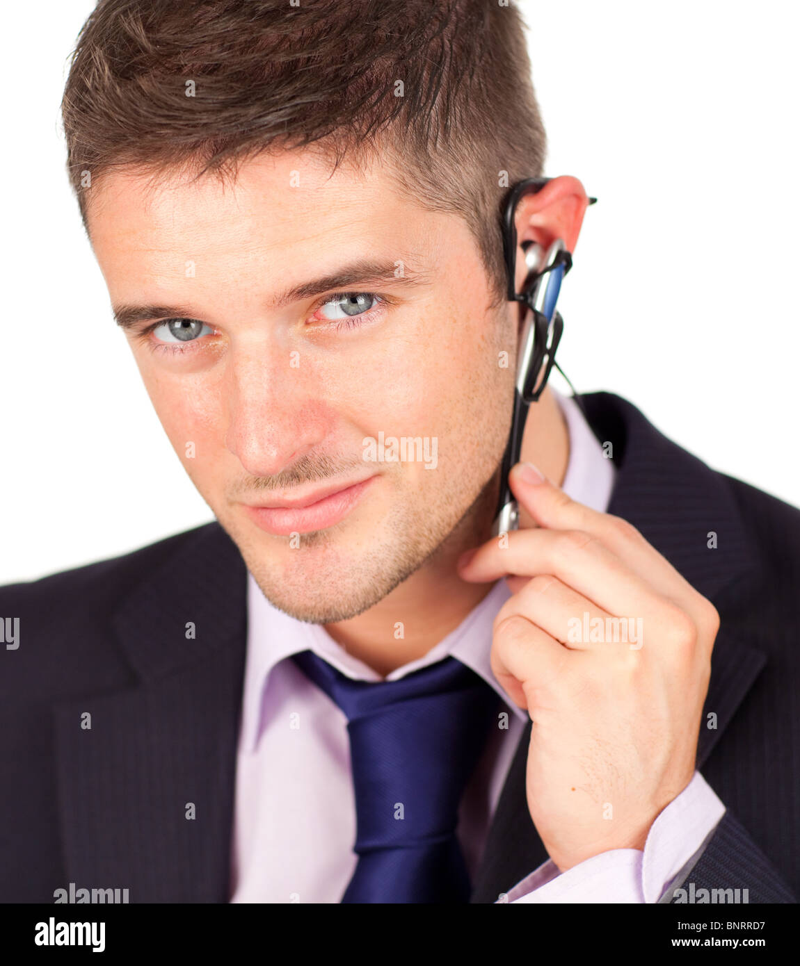 Attractive Young Professional looking at the camera Stock Photo