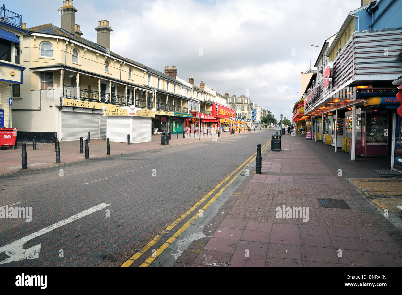 Pier Avenue, Clacton on Sea ,Essex England Stock Photo