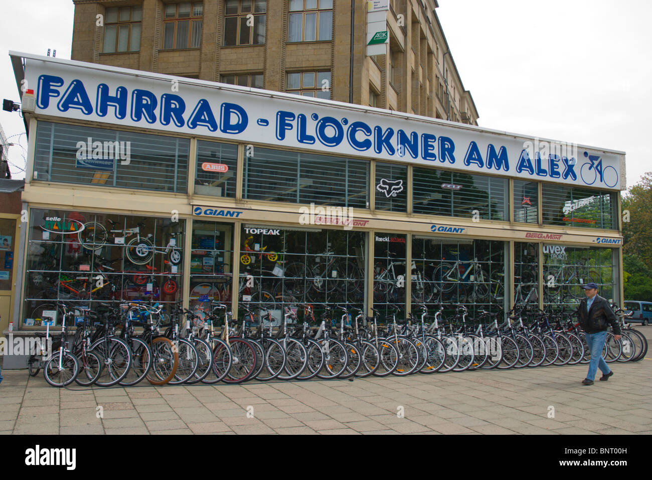 Rent Bike Sign Berlin Germany High Resolution Stock Photography and
