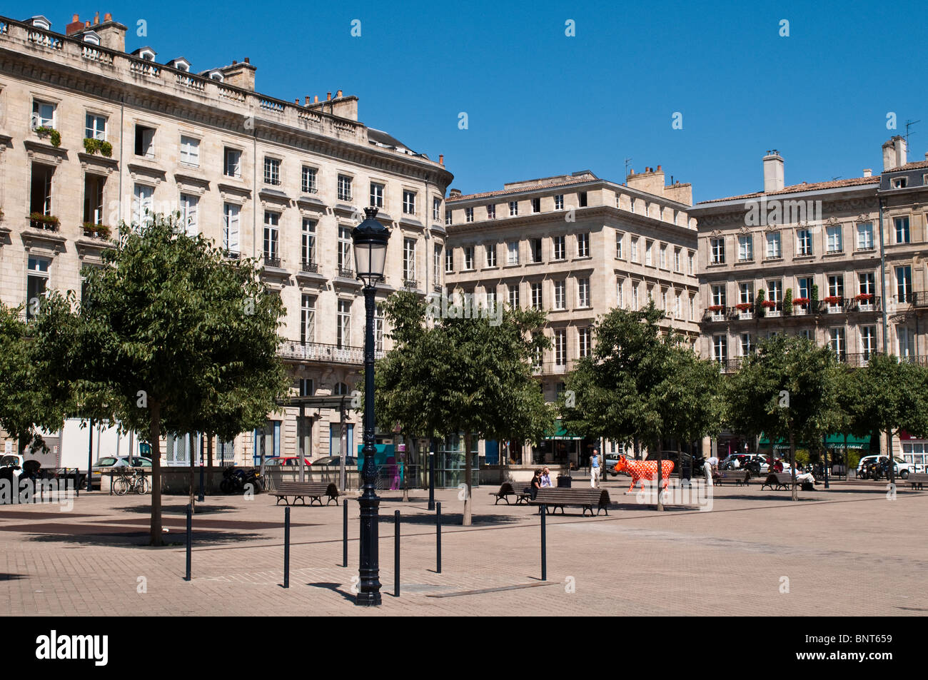 Place Jean Jaures, Bordeaux, France Stock Photo - Alamy