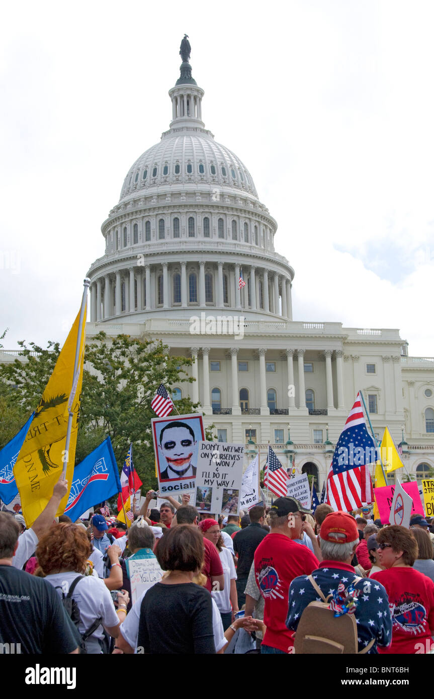 Protest Rally Demonstration at U.S. Capitol Building Washington DC ...