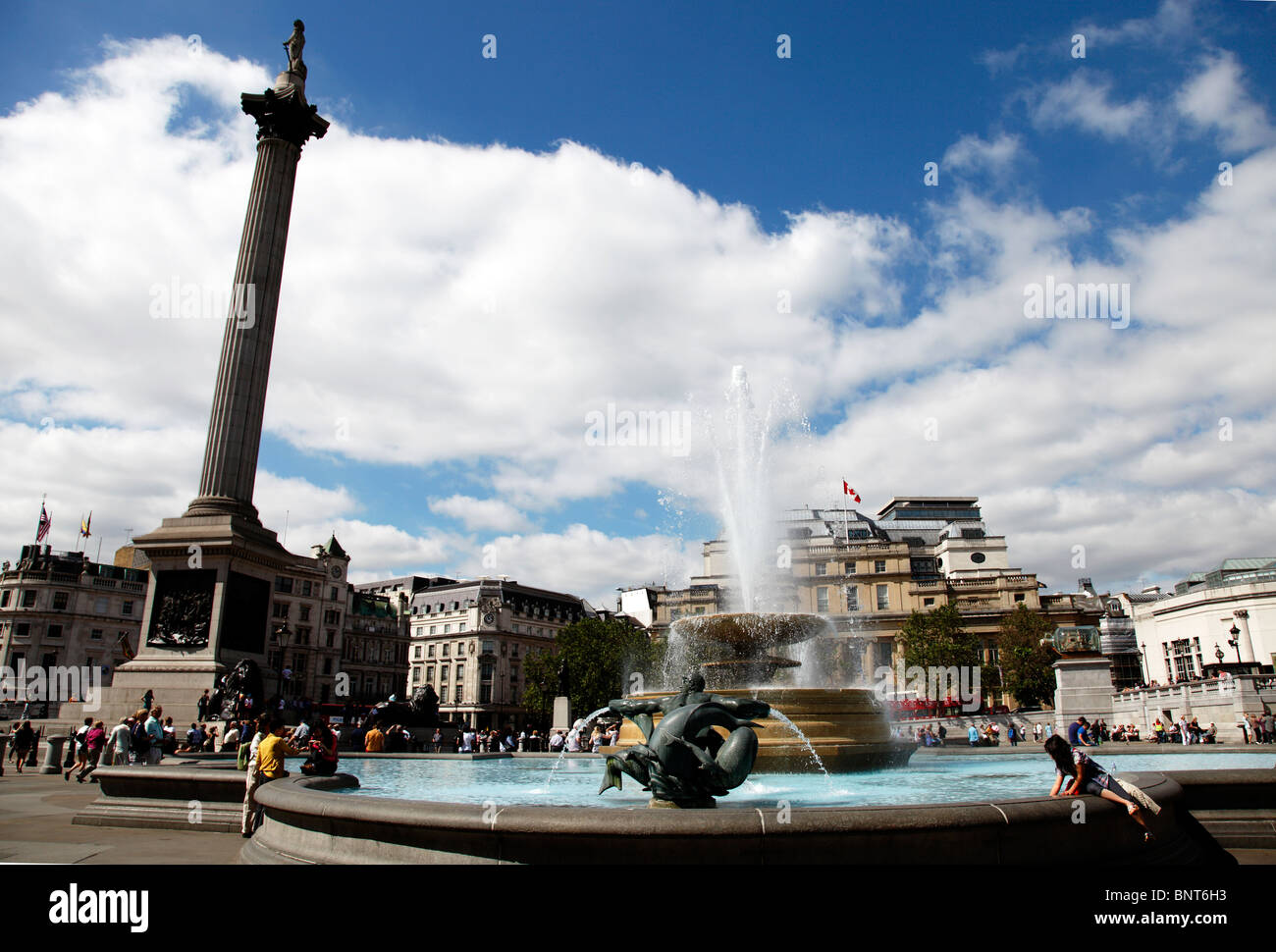Trafalgar Square London England UK Stock Photo - Alamy