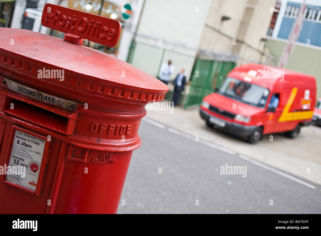 Royal Mail pillar box Stock Photo Alamy