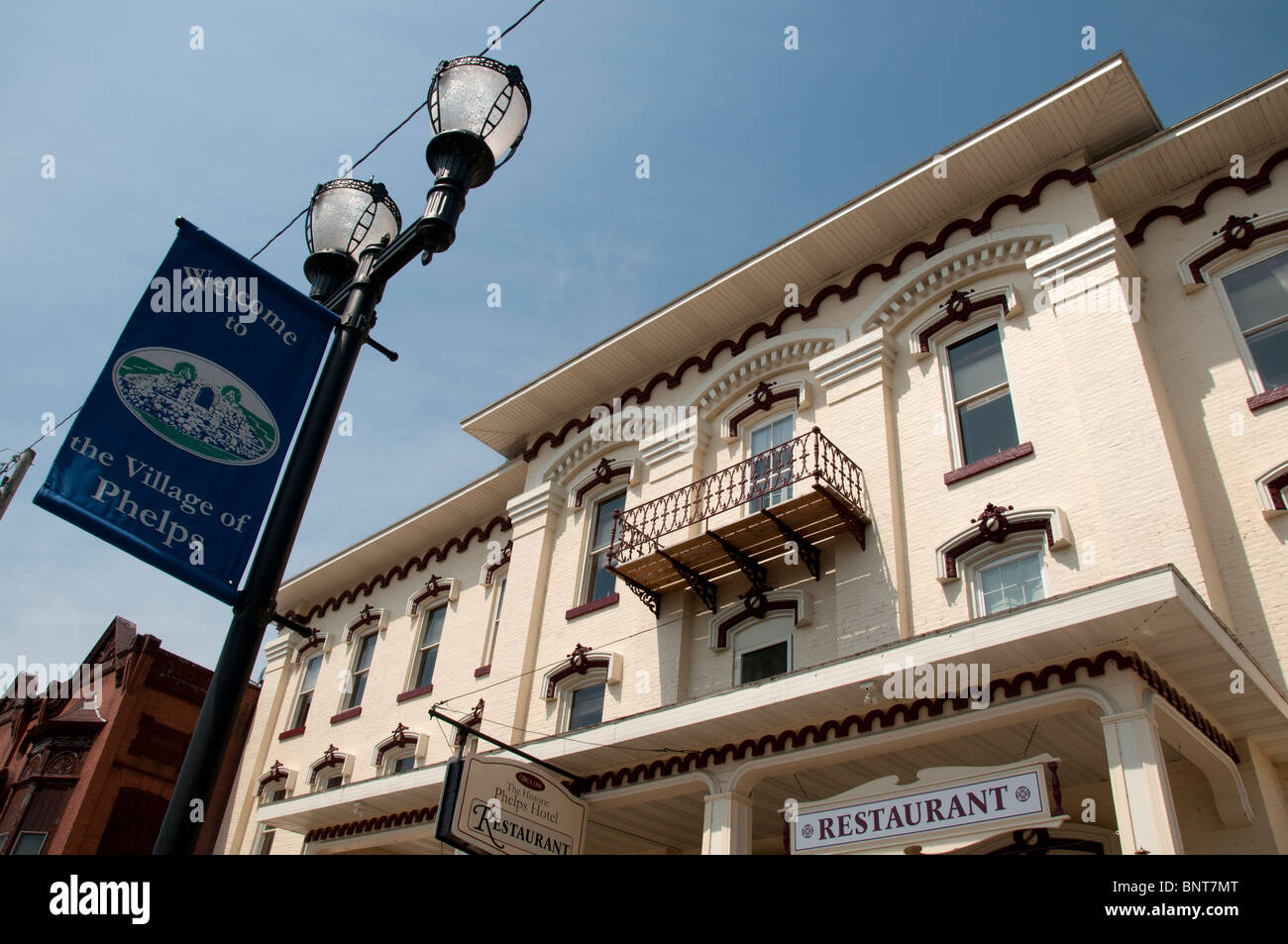 Downtown Phelps, NY USA Stock Photo Alamy