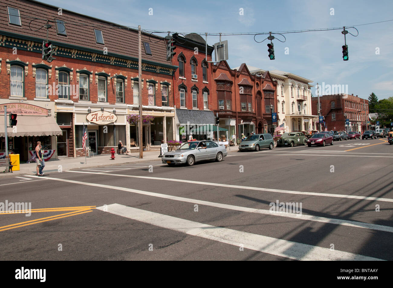 Downtown Phelps, NY USA Stock Photo Alamy