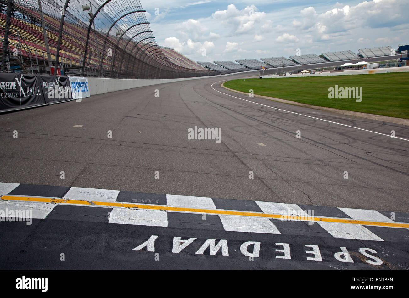 Michigan International Speedway Stock Photo