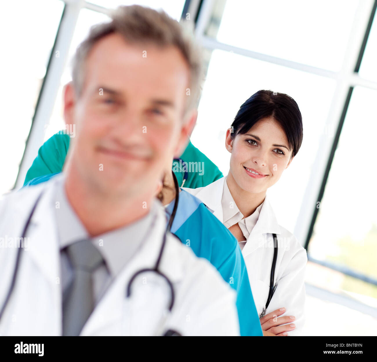 Mature man doctor student hi-res stock photography and images - Alamy