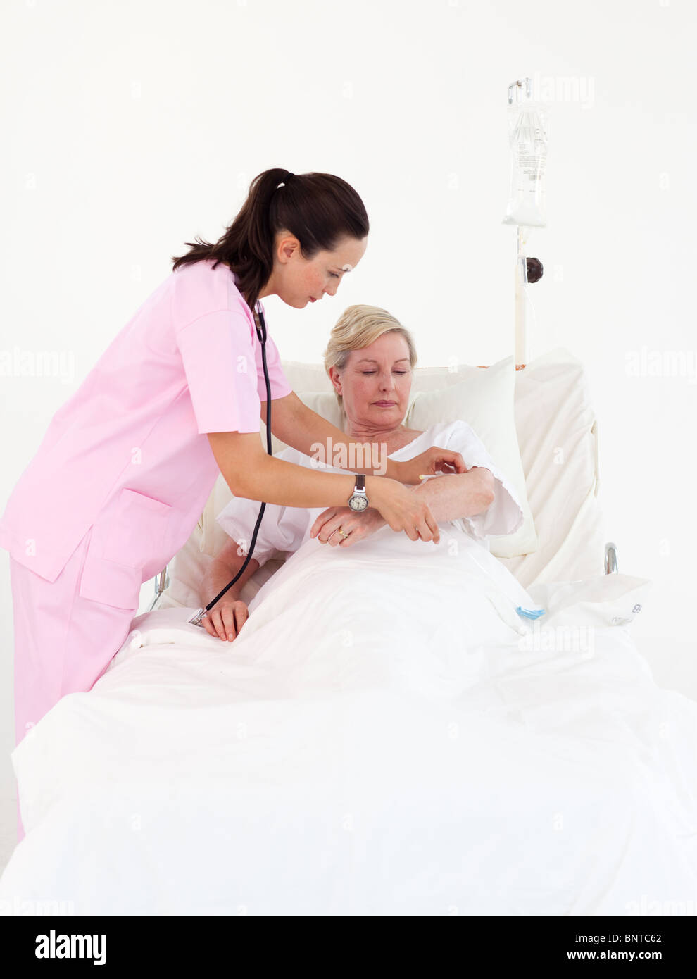 Beautiful female doctor patient hi-res stock photography and images - Alamy