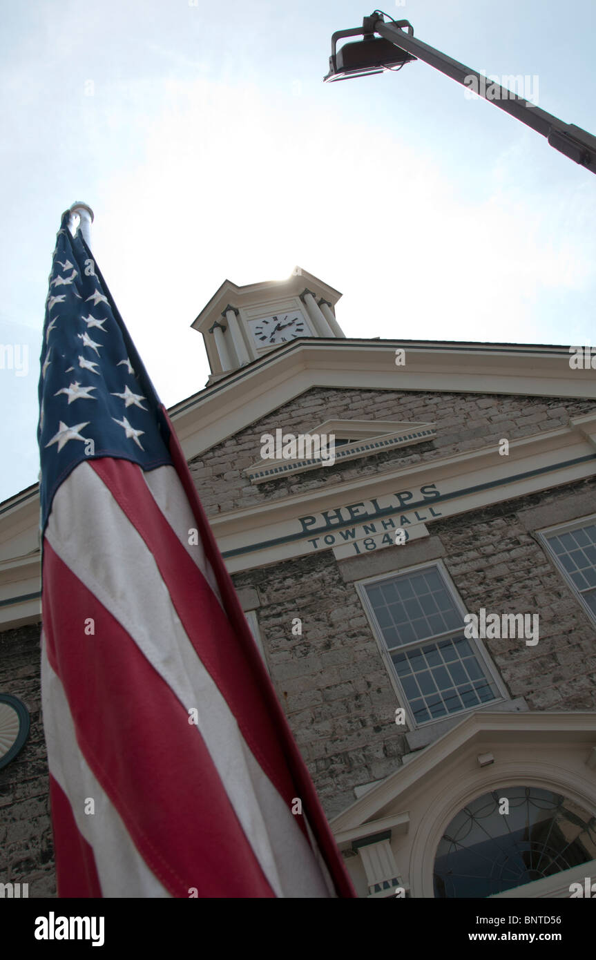Phelps Town Hall, Ontario County, NY USA Stock Photo Alamy