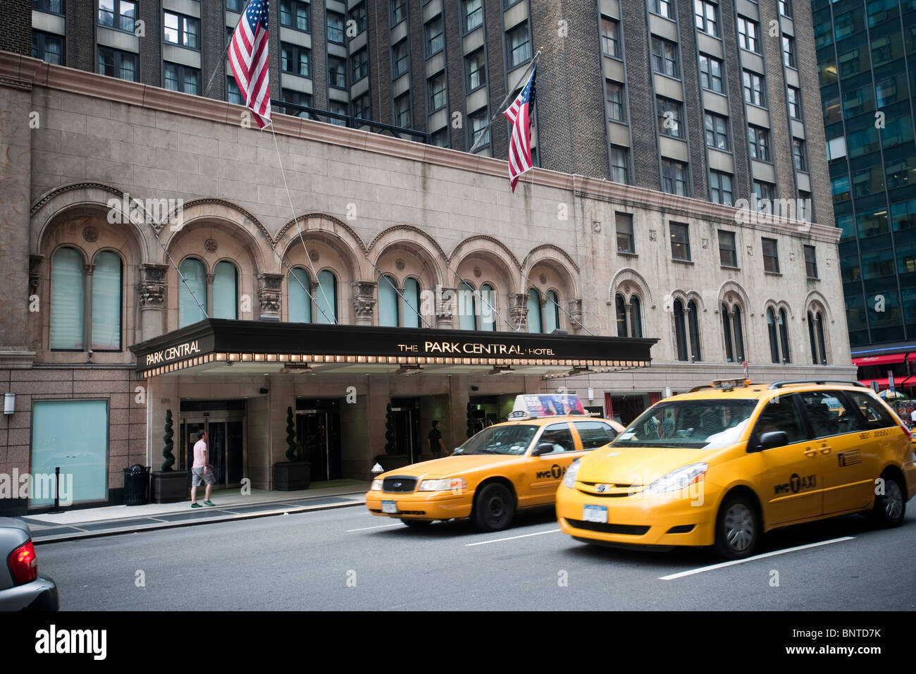 The Park Central Hotel in Midtown Manhattan in New York on Wednesday