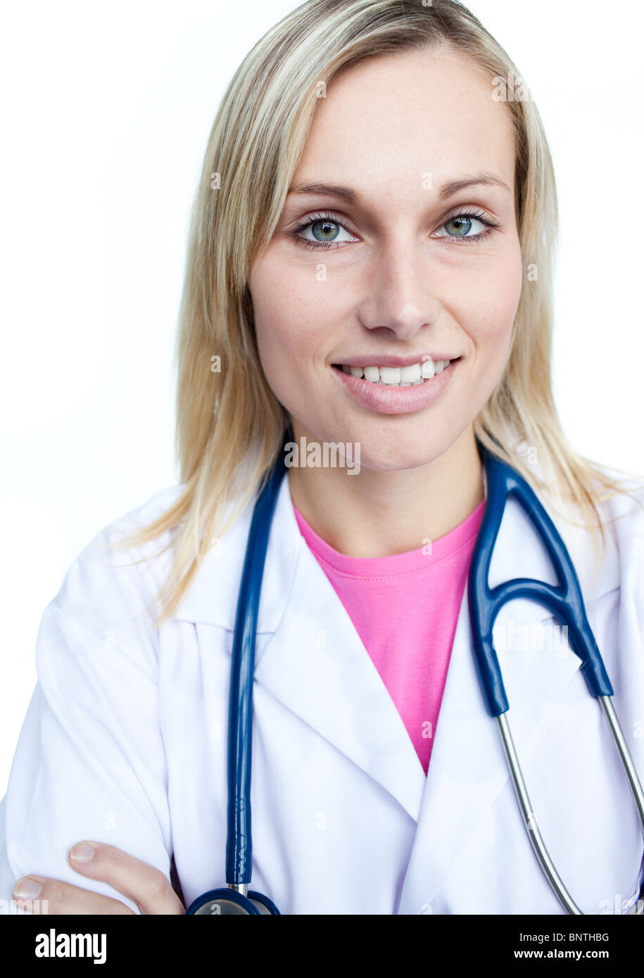 Portrait of a female doctor hi-res stock photography and images - Alamy