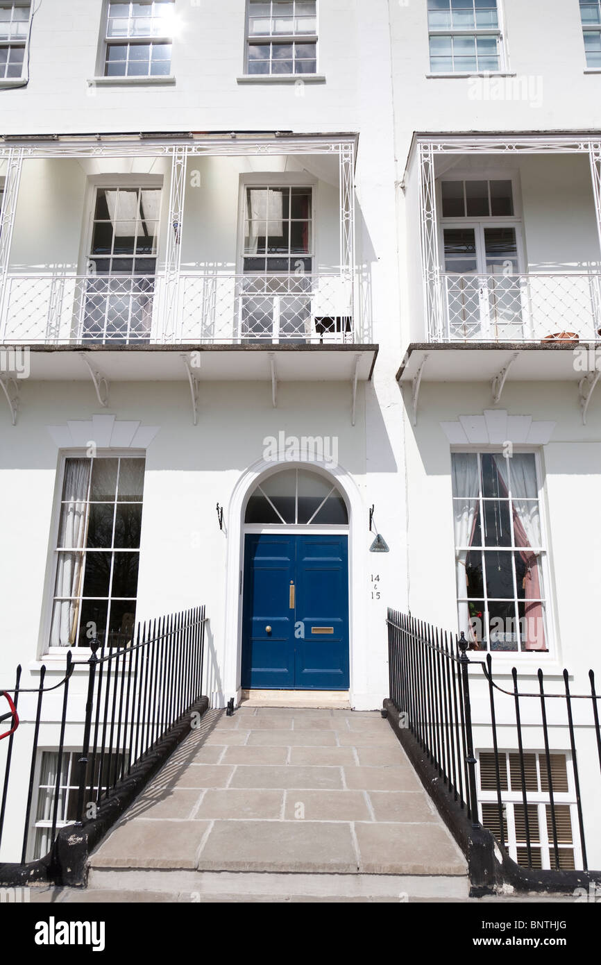 A house on Royal York Crescent, Clifton, Bristol, England Stock Photo