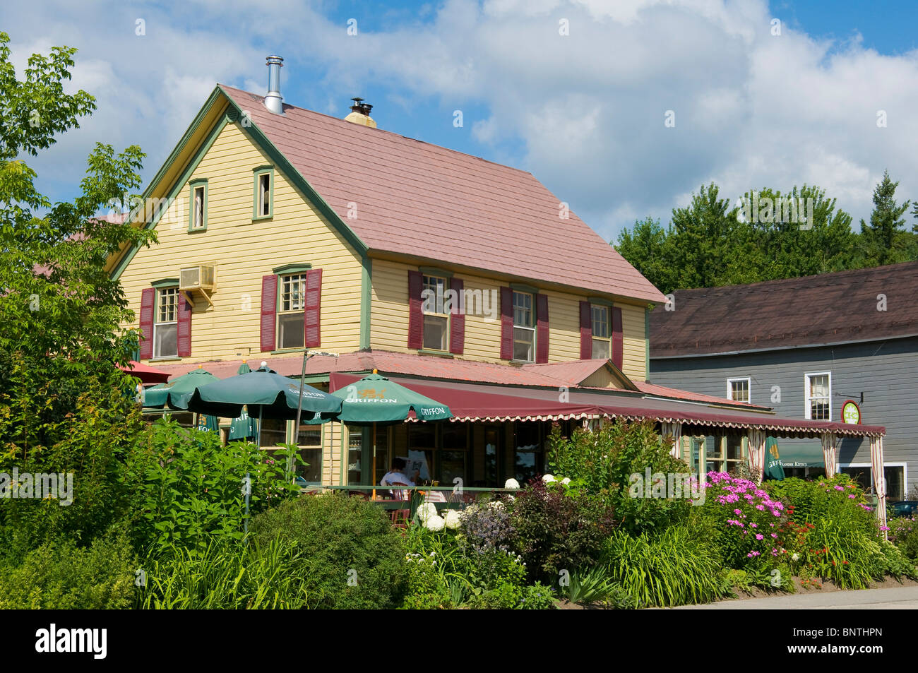 Village of Wakefield Gatineau Valley Outaouais Quebec Stock Photo Alamy