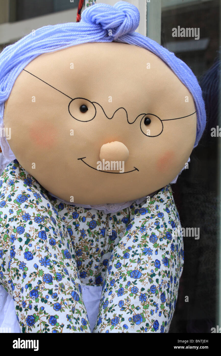 Funny granny dolly Stock Photo - Alamy