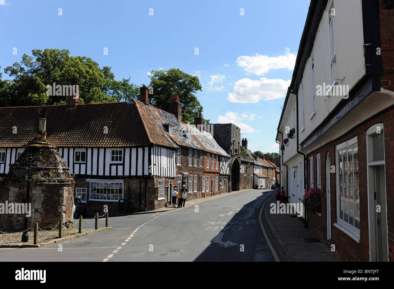 The Village Of Walsingham In North Norfolk UK Which Is Famous For Its ...