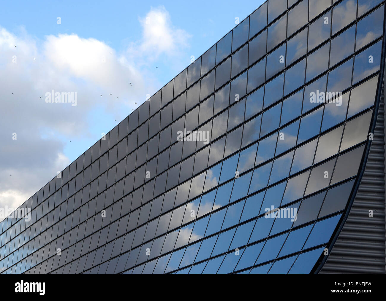 Solar collector of UFA-Fabrik Berlin, Germany Stock Photo