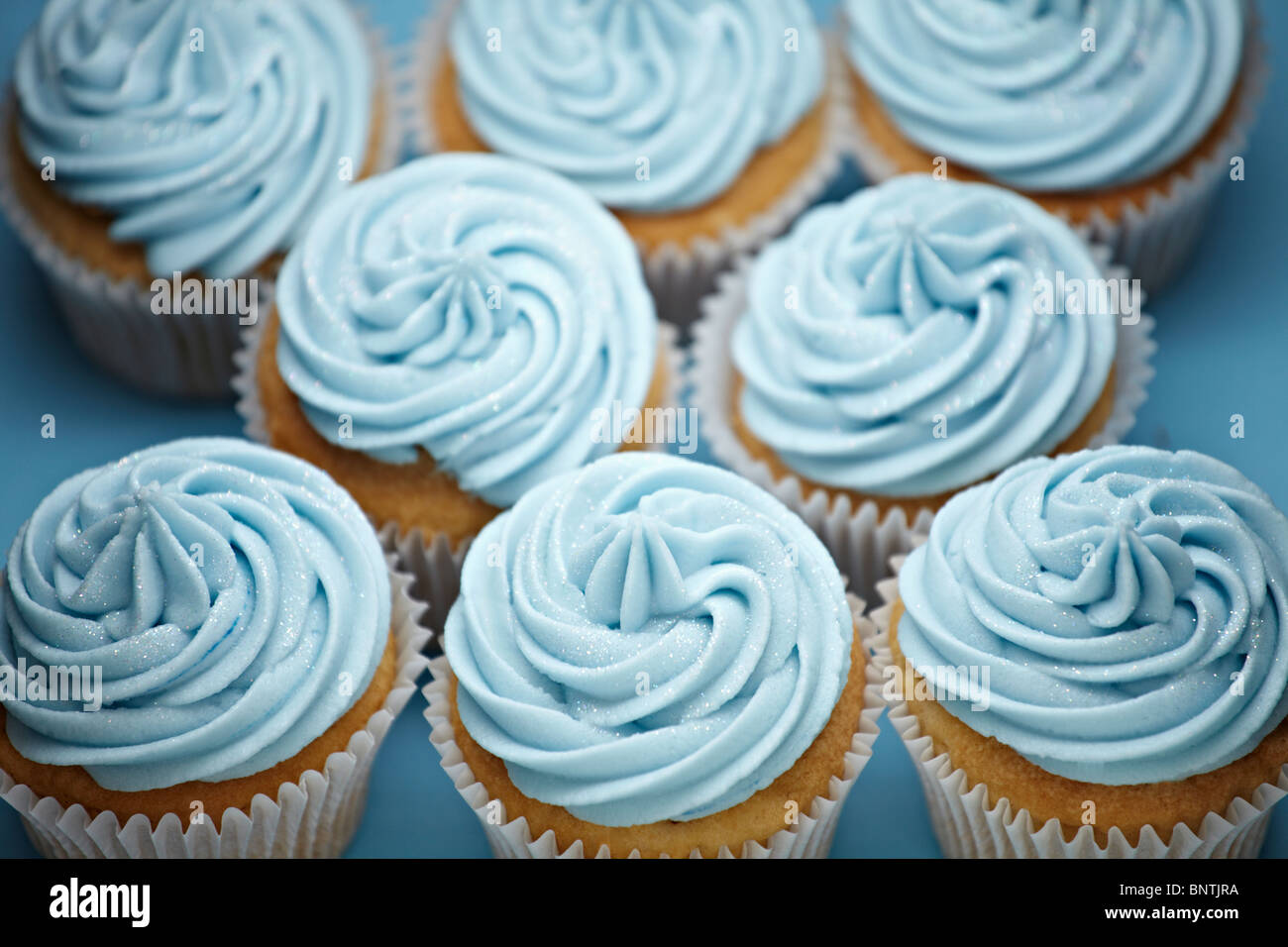 Cupcakes arranged for a party or a wedding reception Stock Photo