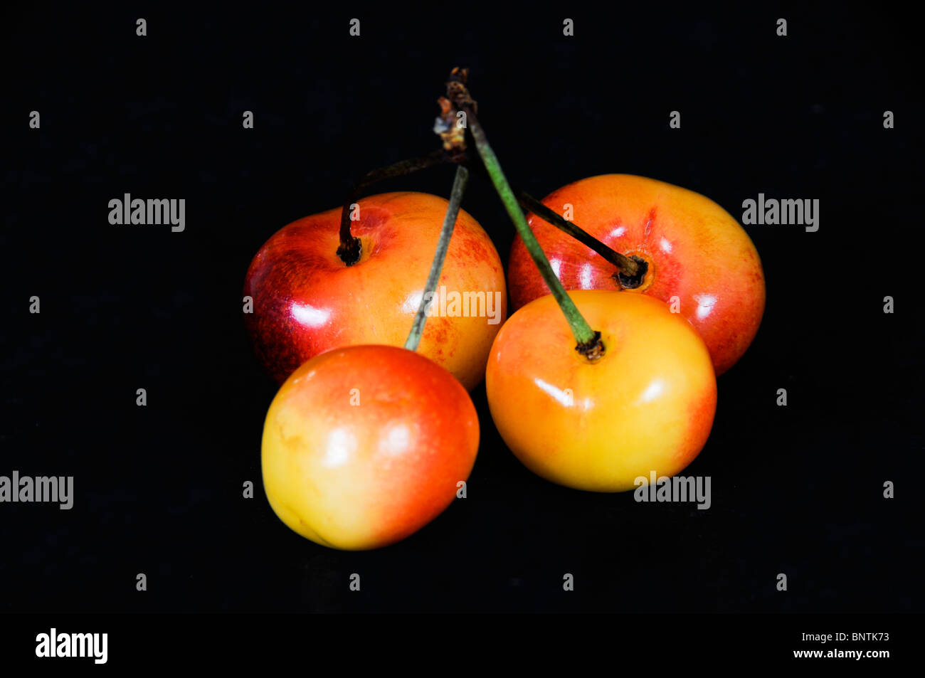 Rainier Cherries Stock Photo