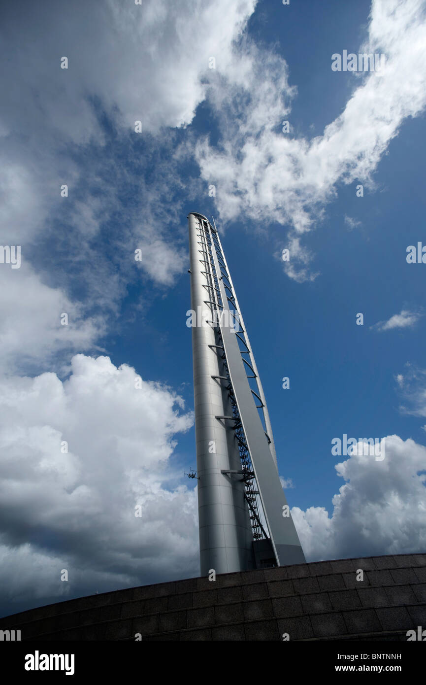 Glasgow Tower at the Glasgow Science centre.The whole structure is