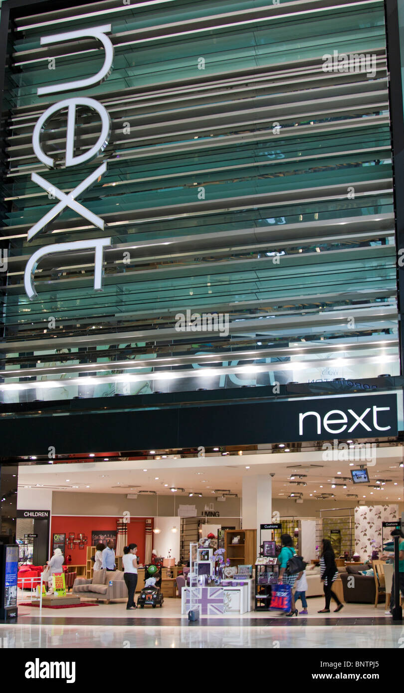 Next - Westfield Shopping Centre - Shepherd's Bush - London Stock Photo