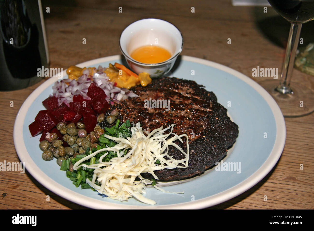 Danish open faced sandwich with