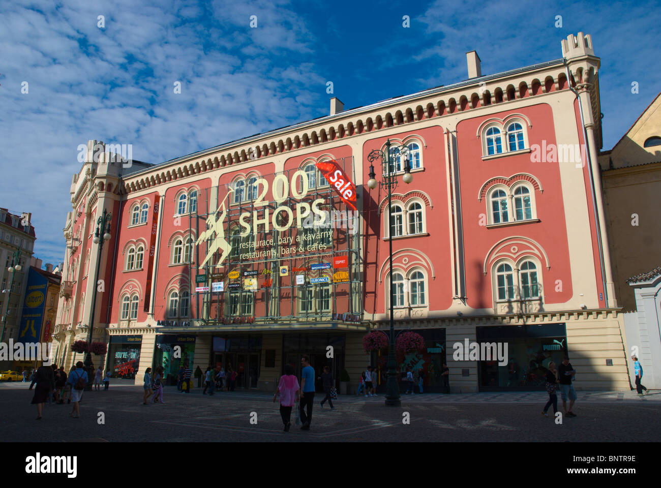 Palladium shopping centre exterior namesti Republiky central Prague Stock  Photo - Alamy