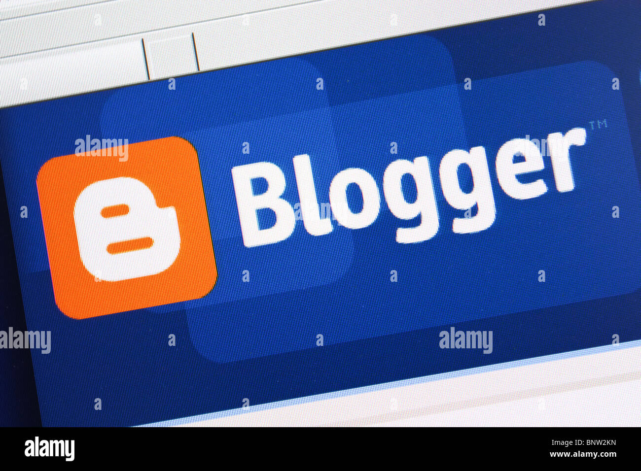 Blogger B Icon Stock Photo - Alamy