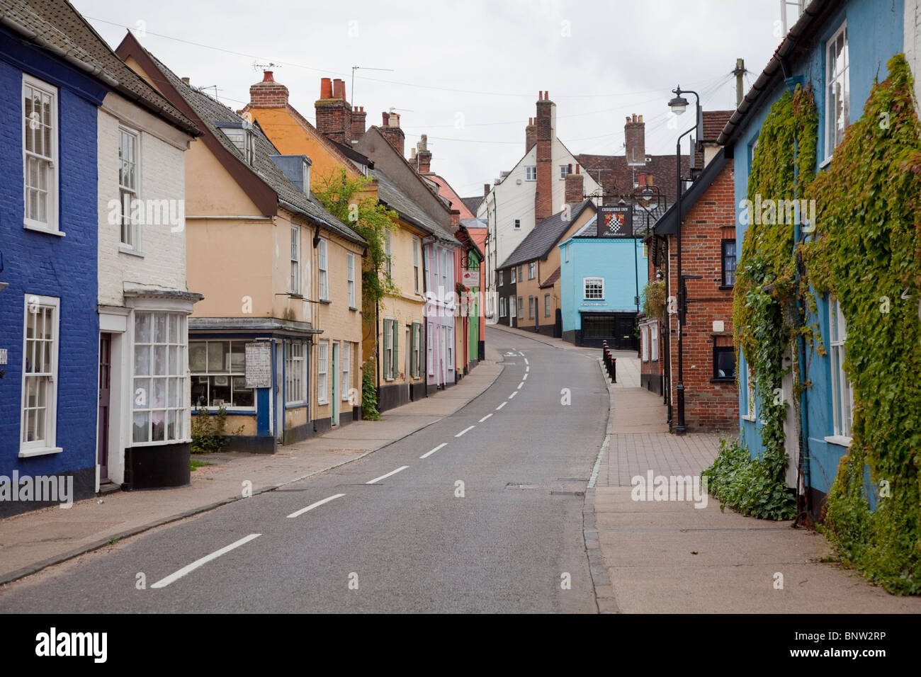 Bridge Street Bungay Suffolk Stock Photo Alamy