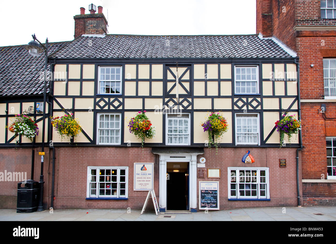 The Fleece Inn Bungay Suffolk Stock Photo Alamy