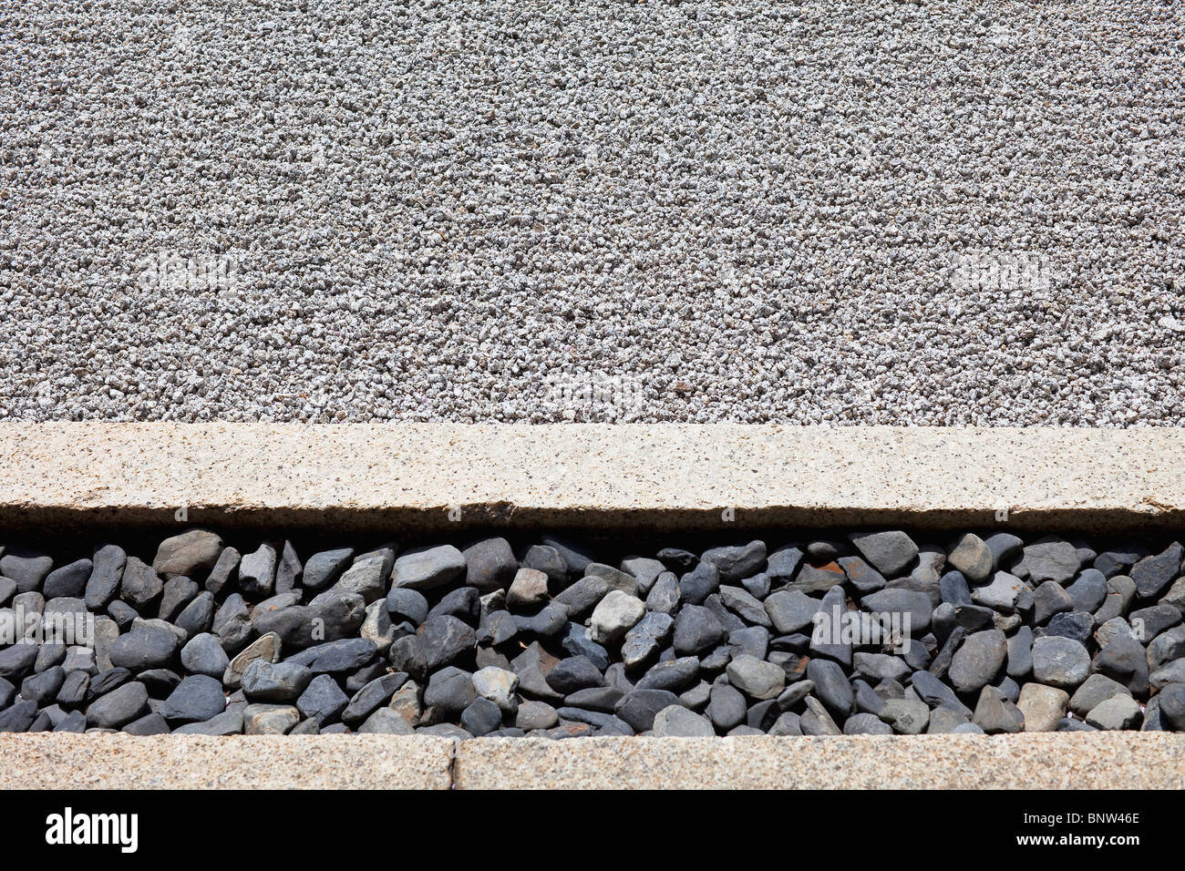 Rocks and concrete Stock Photo Alamy