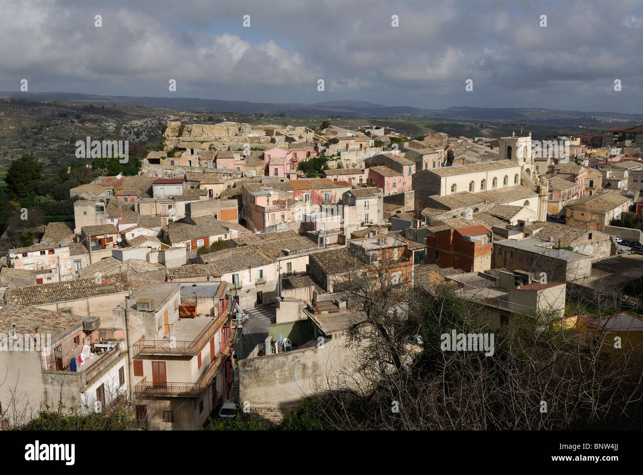 Palazzolo Acreide. Sicily. Italy. Stock Photo