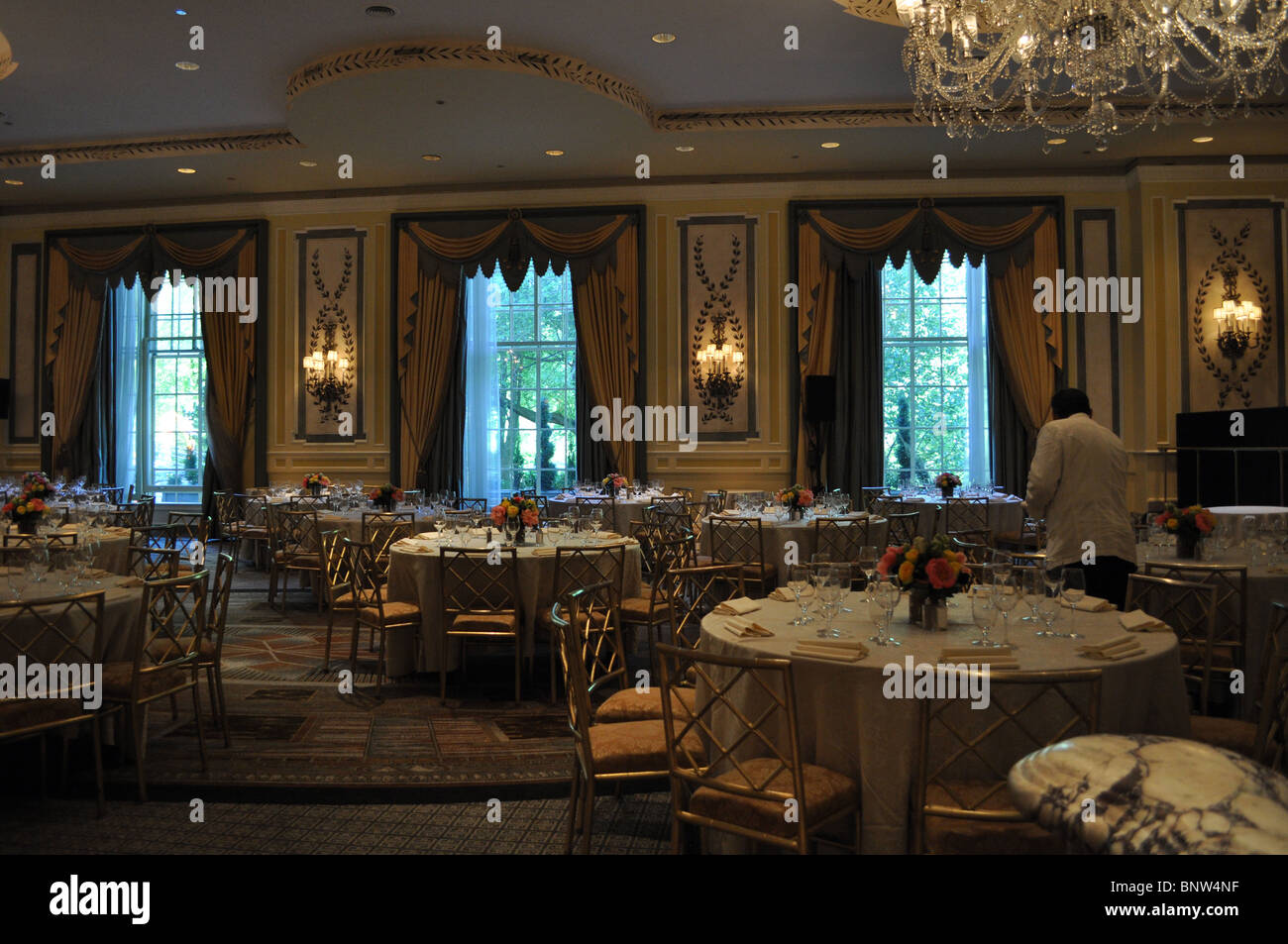 The Pierre Hotel New York Luxury Conference Room And Banquet Hall Stock Photo Alamy
