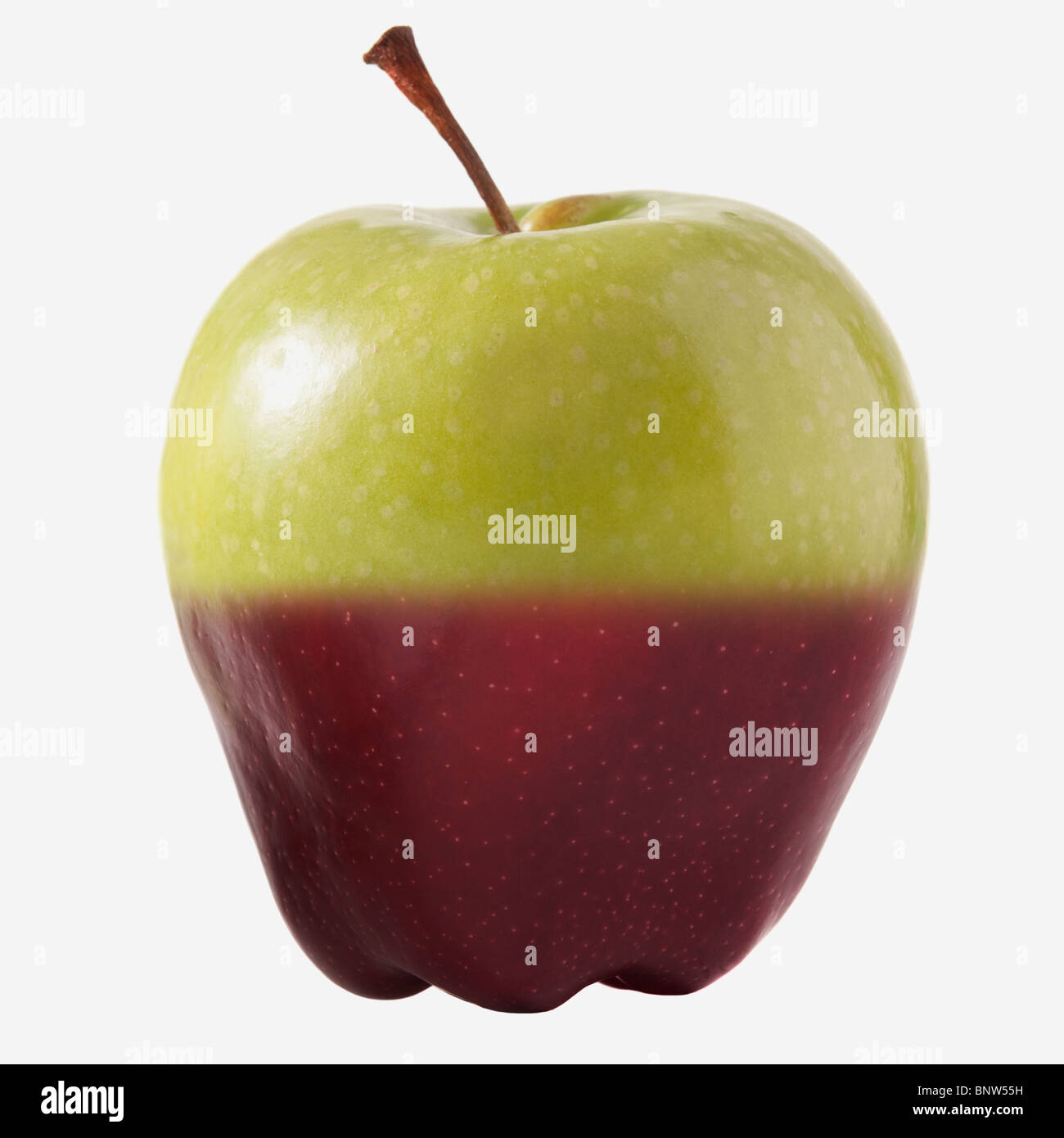 Genetically modified apple Stock Photo