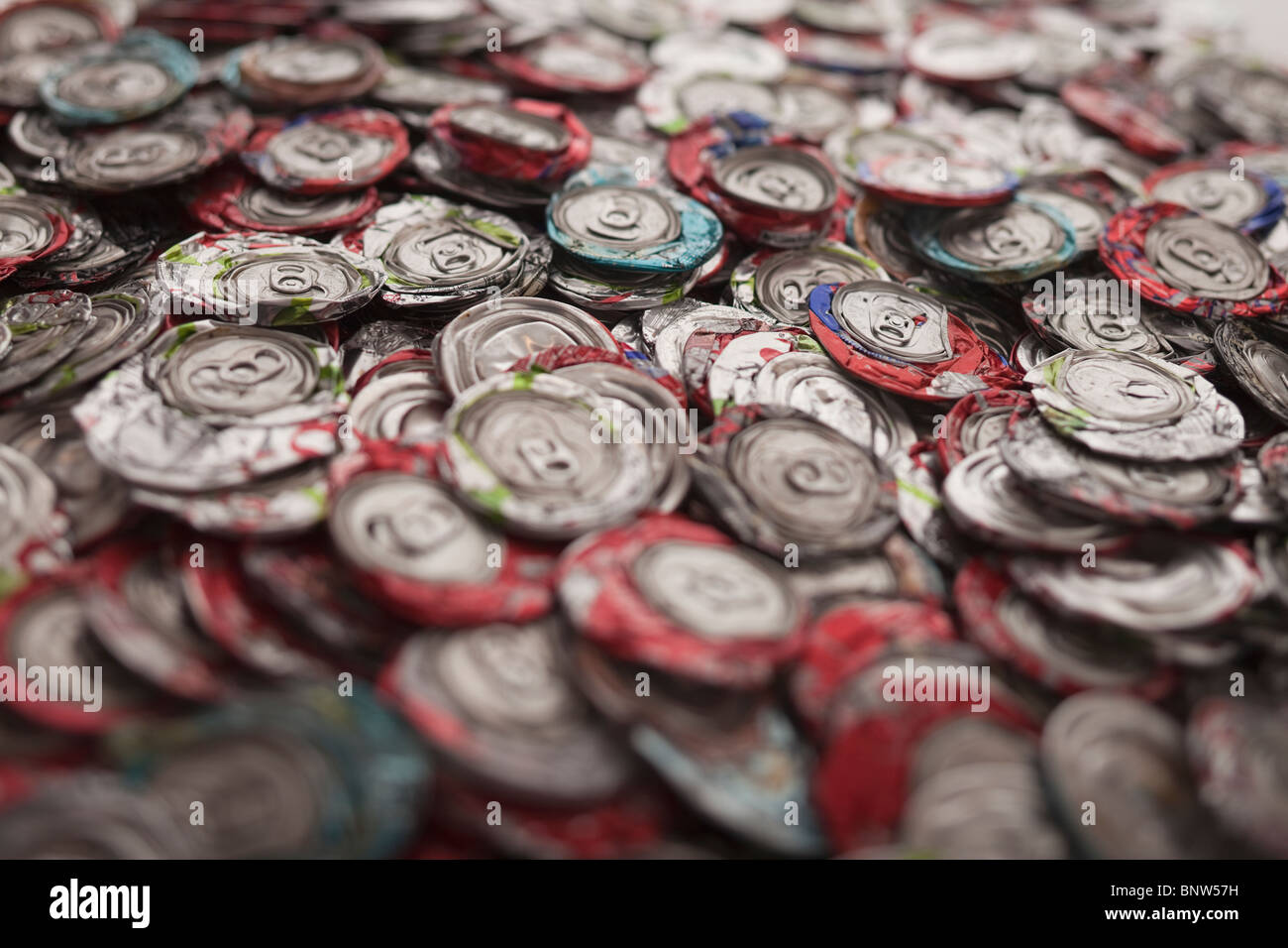 Pile of crushed cans Stock Photo Alamy