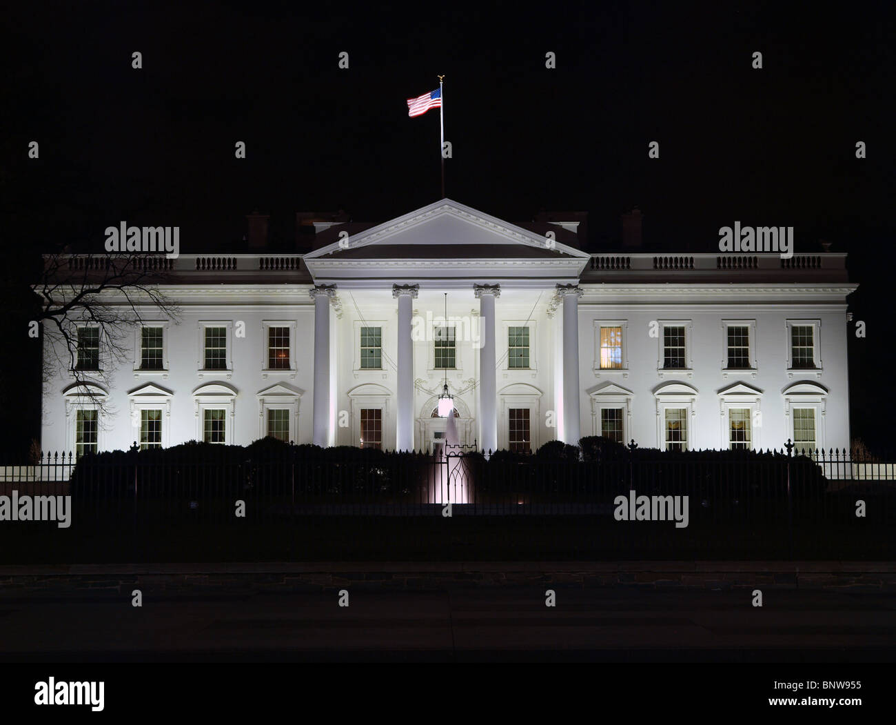 White House Night High Resolution Stock Photography and Images - Alamy
