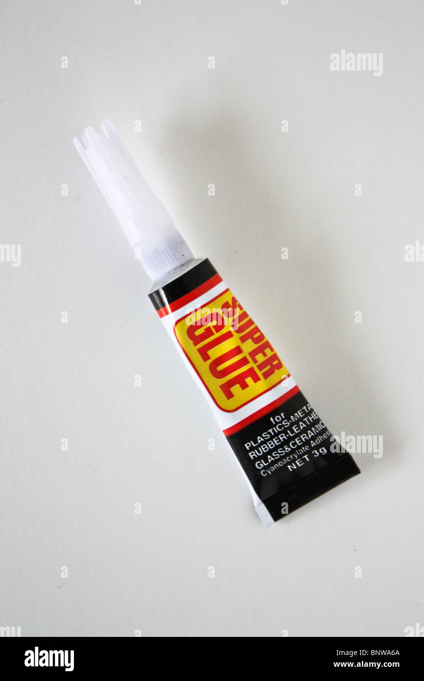 super glue cutout Stock Photo