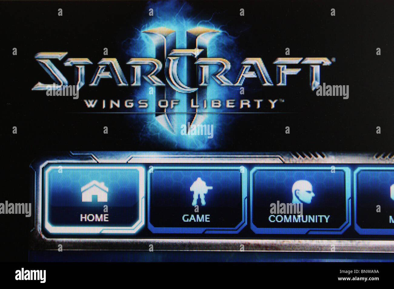 starcraft online computer game Stock Photo