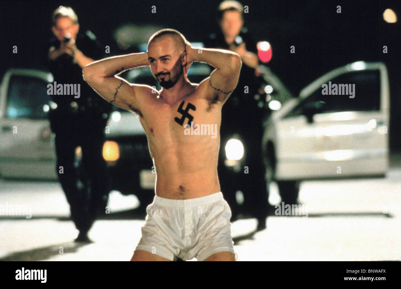 American History X 1998 Edward Norton High Resolution Stock Photography
