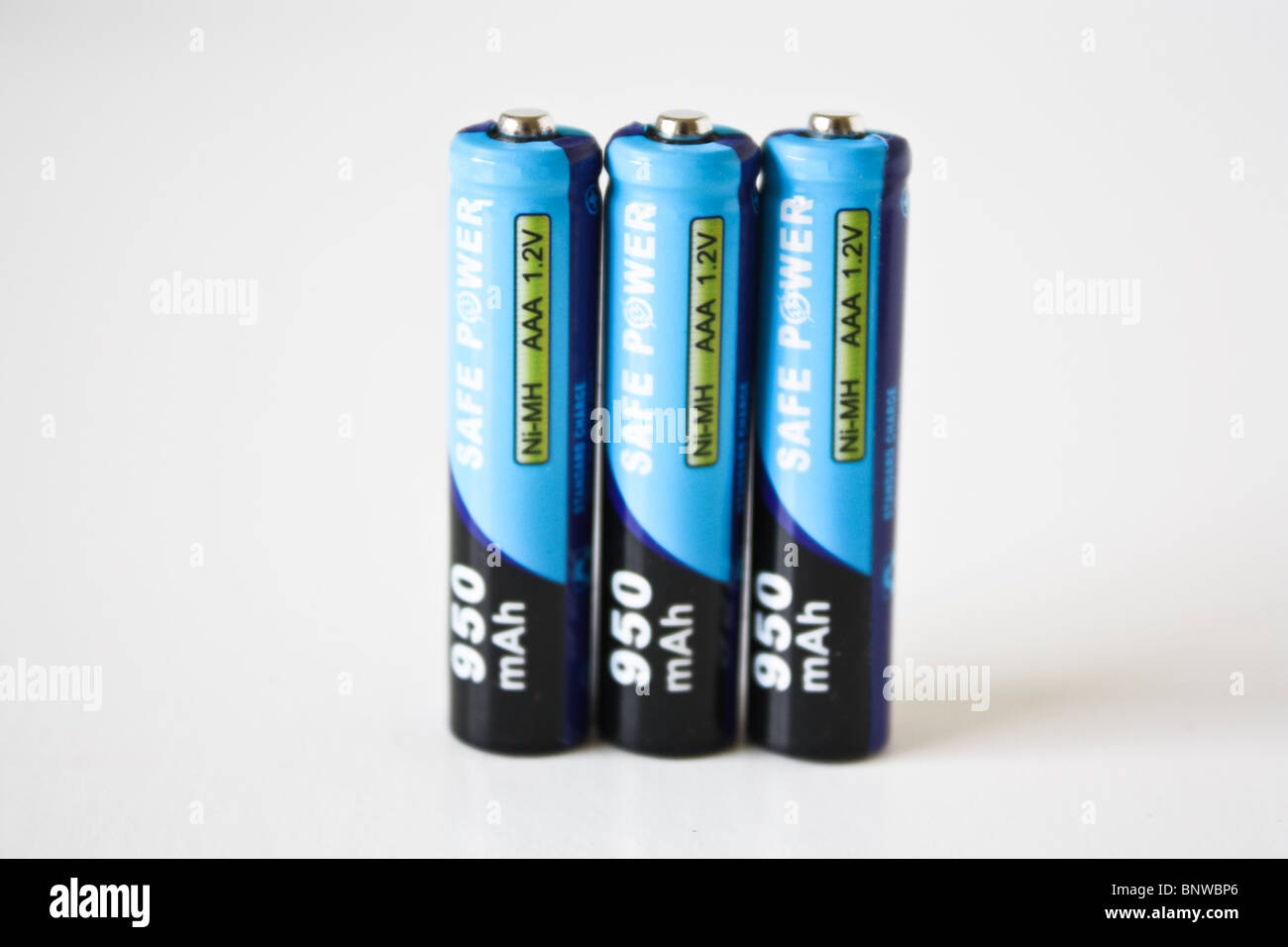 three 3 AAA recharge battery Stock Photo - Alamy