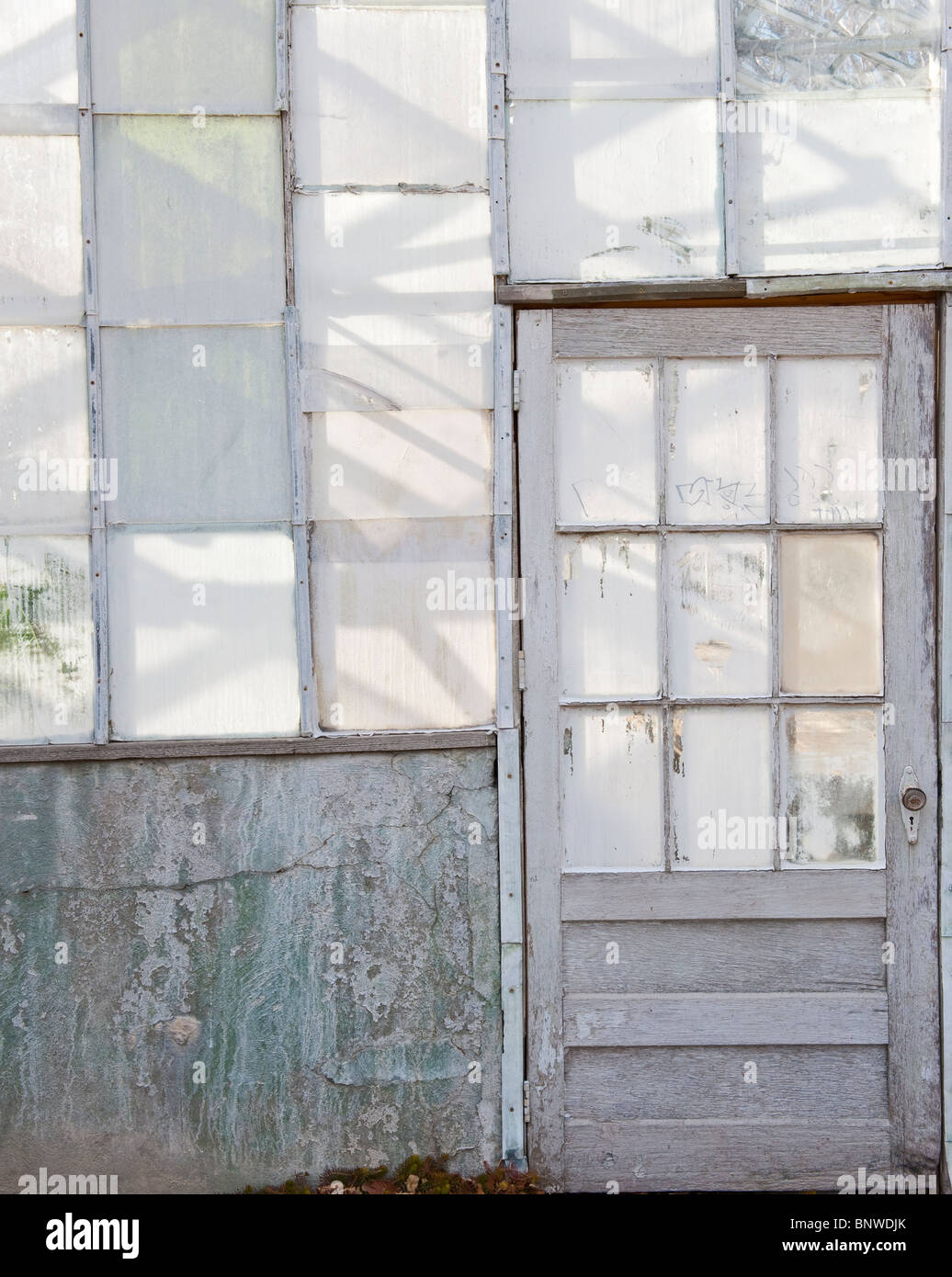 Entry way for a greenhouse in Liberty Park, Salt Lake City, Utah, USA