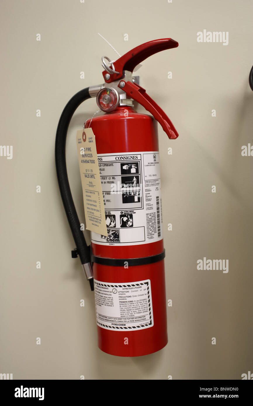 small home fire extinguisher Stock Photo Alamy